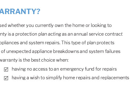 home warranty slope